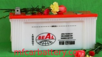 Stellen Sie Autobatterie, Siegel-JIS Batterie N150 12v Weiß für LKW an