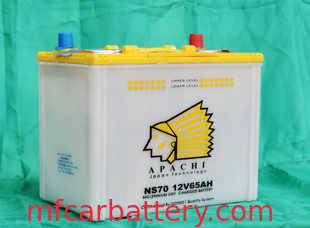 APACHI/DICHTUNG NS7012v 65 AH versiegelten trockene belastete Batterie für Nissan, Mazda